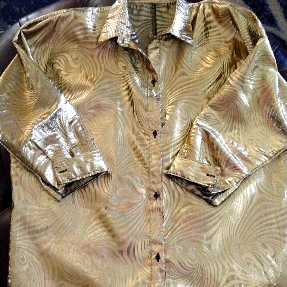 Gold shirt for costume